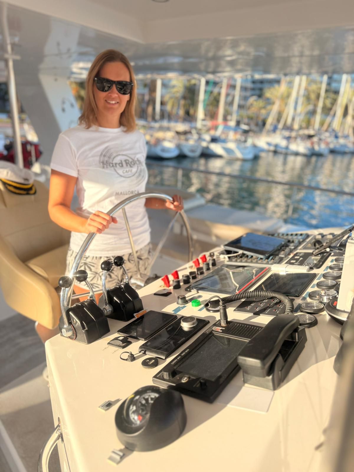 Theorie-Ausbilderin Tina von Thomas' Bootsschule
